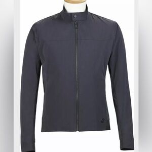 Alchemy Equipment Men's‎ Black Unlined Zip Front Bomber Jacket Size Medium